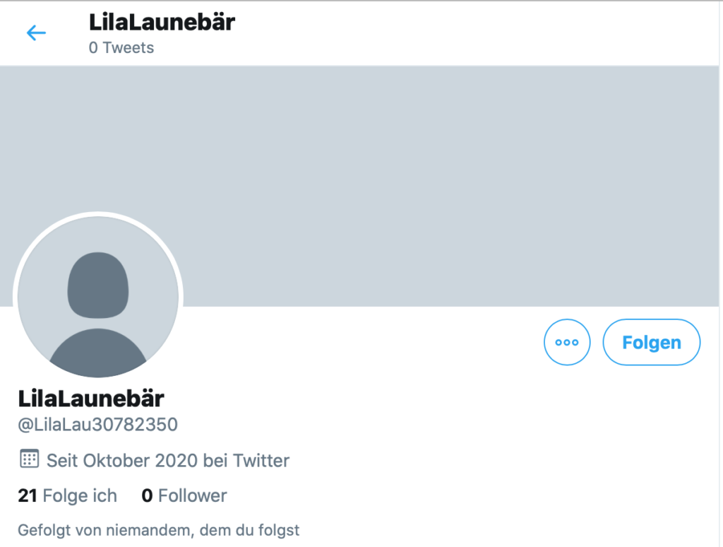 Polizei Hessen, Twitter Fake Account